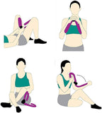 Thigh Master Muscle Toner, DELFINO Multifunctional Thigh Toner Thigh Workout Exerciser , Suitable for Home Fitness Equipment for Hips, Thighs, Waist, Chest and Arms - Saadstore