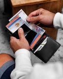 Aluminum Alloy Leather Cards holder - Saadstore