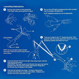 Rocket Copters Slingshot, Party Fun Helicopter Flying Toy - Saadstore