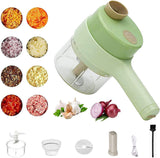 Electric Vegetable Cutter Set | Handheld Electric Cutter - Saadstore
