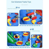 Vehicle Puzzle Car Track Playsets - Saadstore