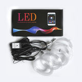 Colorful Car Interior Cold Light With remote control - Saadstore