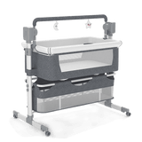 Baby Electric Bed Basket Cradle | Foldable & Portable Sleeping Cot - Saadstore