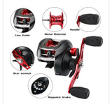 Fishing bait casting reel 8.1:1 gear ratio - Saadstore