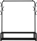 Clothing Rack with Top Rod, Lower Storage - Saadstore