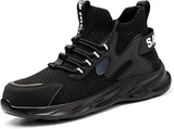 Anti smash breathable safety shoes - Saadstore