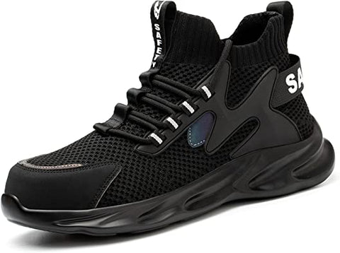 Anti smash breathable safety shoes - Saadstore
