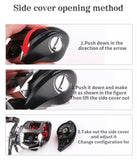 Fishing bait casting reel 8.1:1 gear ratio - Saadstore