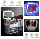 LED mirror & Cosmetic storage box - Saadstore