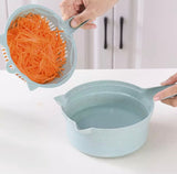 Multifunction Vegetable Cutter with 4 Blades - Saadstore