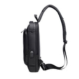 Sling Bag | Portable Chest Crossbody Anti - Theft Bag With Charging Port in UAE - Saadstore