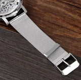 Watch men's Fashion Business Skeleton Watch - Saadstore