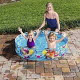 Colored Circular Hard Plastic Swimming Pool - Saadstore