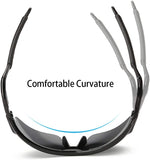 Sports Sunglasses Black frame - Saadstore