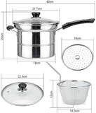 Stainless Steel Steamer Pot Cookware - Saadstore