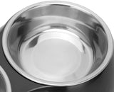 Double Bowl Feeding Dish for Dog & Cat - Saadstore