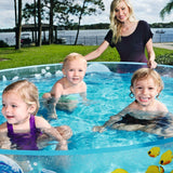 Colored Circular Hard Plastic Swimming Pool - Saadstore