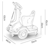 Children's rotating electric motorcycle - Saadstore