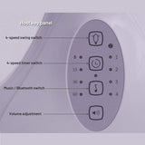 Baby Cradle | Baby Crib Cradle | Adjustable Portable Baby Electric Rocking Chair | Home Recliner With Remote and Bluetooth Music Control | Baby Swing Cradle - Saadstore