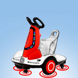 Children's rotating electric motorcycle - Saadstore