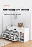 Large Capacity Shoes Cabinet with stool - Saadstore