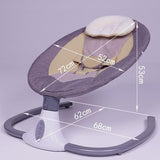 Baby Cradle | Baby Crib Cradle | Adjustable Portable Baby Electric Rocking Chair | Home Recliner With Remote and Bluetooth Music Control | Baby Swing Cradle - Saadstore