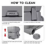 Portable Toilet Seat Outdoor Travel Camping - Saadstore