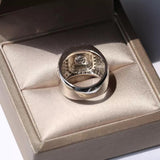 Cubic zirconia men's ring - Saadstore