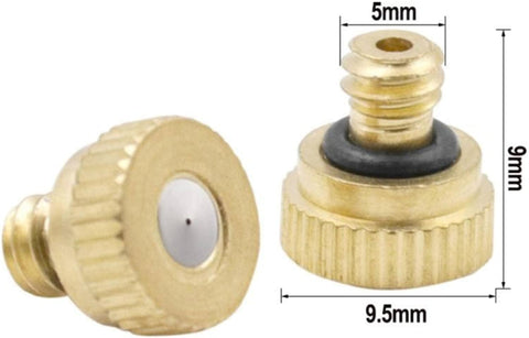 Brass Nozzle For Outdoor Cooling System(Pack - 10) - Saadstore