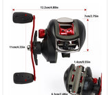 Fishing bait casting reel 8.1:1 gear ratio - Saadstore