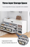 Large Capacity Shoes Cabinet with stool - Saadstore