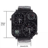 CROSS - COUNTRY OUTDOOR COMPASS WATCH - Saadstore